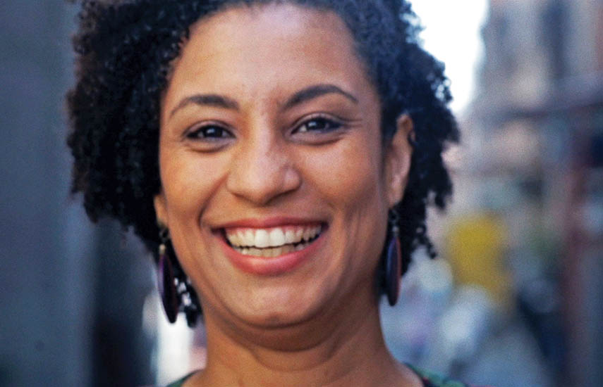 Marielle Franco, concejala izquierdista y defensora de Derechos Humanos, referencial en la lucha nacional contra la desigualdad social, el racismo y la homofobia.