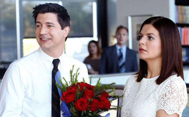Marry Me, y sus protagonistas Ken Marino y Casey Wilson.