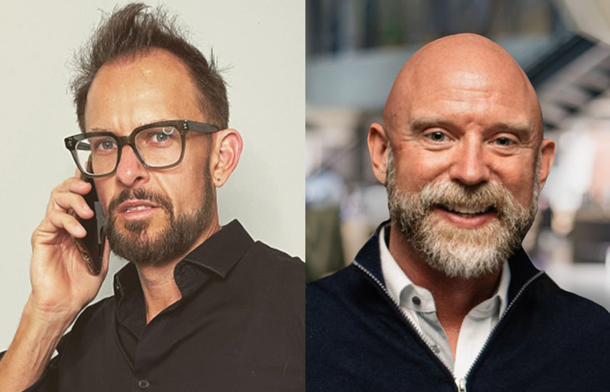 Shawn Moffatt, CEO, y Patrick Bryant, cofundador de Media Content Services.