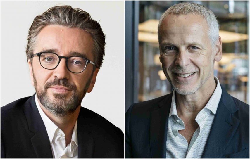 Bajo la dirección de Pierre-Antoine Capton (izq.) como director general del grupo, Fred Kogel conducirá las operaciones en las regiones de habla alemana junto con el equipo directivo existente de Leonine,uniéndose también al comité ejecutivo de Mediawan.