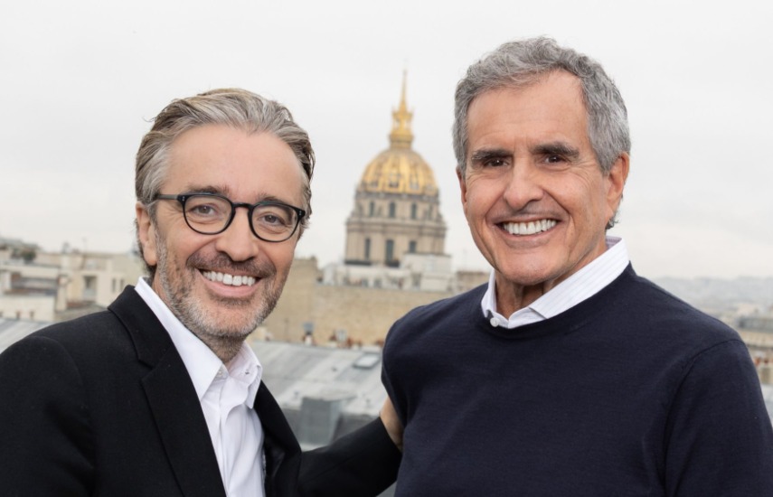 Pierre-Antoine Capton, cofundador de Mediawan, y Peter Chernin, creador de The North Road Company