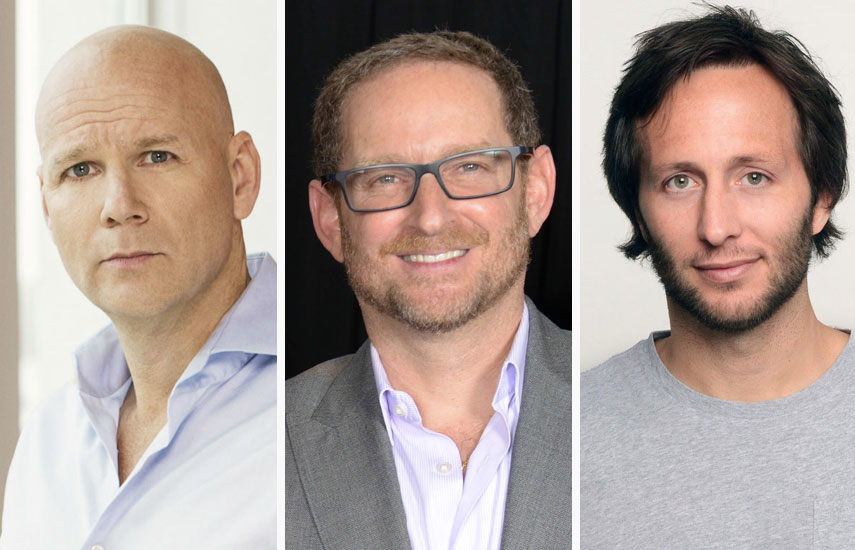 Laurens Drillich, presidente de Endemol Shine Latino; Joshua Mintz, director adjunto a la presidencia de TV Azteca, y Tomás Yankelevich, director de Contenidos y Negocios Internacionales de Telefe 