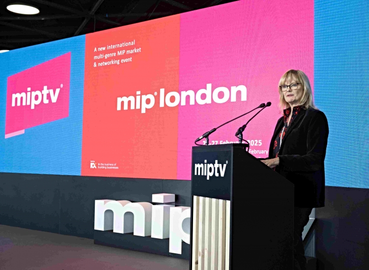 Lucy Smith en el anuncio formal de adiós al MIPTV y la creación del MIP London