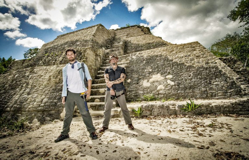 El explorador Andrés Ruzo y el arqueólogo Fabio Amador, son los protagonistas centrales de esta producción.