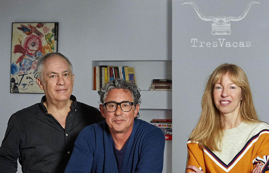Felipe Mellizo, Pepe Huertas y Pilar Nadal