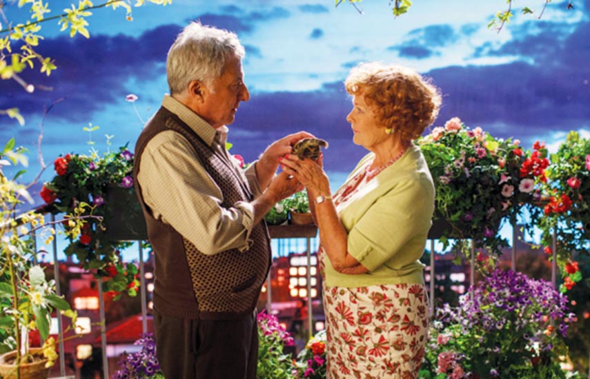Dustin Hoffman y Judi Dench en Roald Dahl’s Esio Trot.
