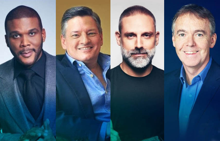 Tyler Perry, Ted Sarandos, Alex Amancio y Jeremy Darroch, protagonistas en MIPCOM 2020.