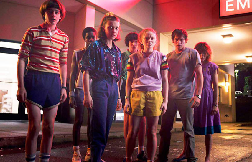 En EEUU, Stranger Things de Netflix fue la serie original digital más solicitada en el primer trimestre, según el informe.