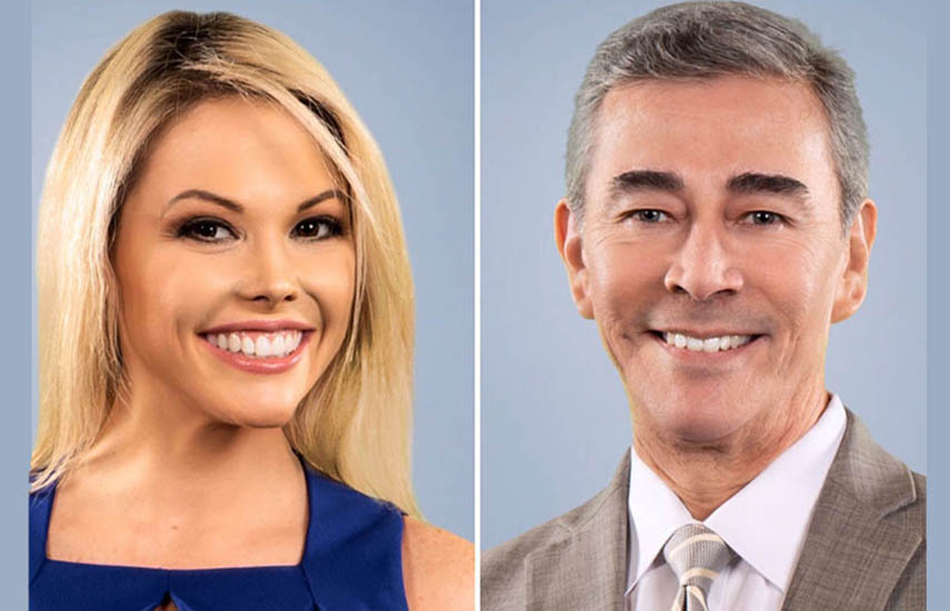 Carolina Sulbarán y Rubén Olague, nuevas figuras para los noticieros de Estrella TV en el Sur de la Florida.