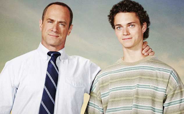 Christopher Meloni y Connor Buckley, padre e hijo en la ficción.