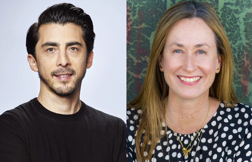 Rodrigo Mazón, vicepresidente ejecutivo y gerente general de ViX+, y Marta Ezpeleta, directora del área internacional de The Mediapro Studio.