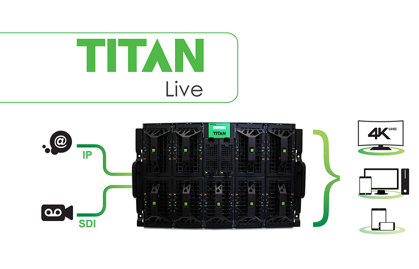 El sistema de tv digital Titan Live de ATEME