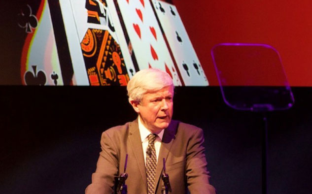 Royal Television Society Tony Hall, en su exposición en la RTS Cambridge Convention.
