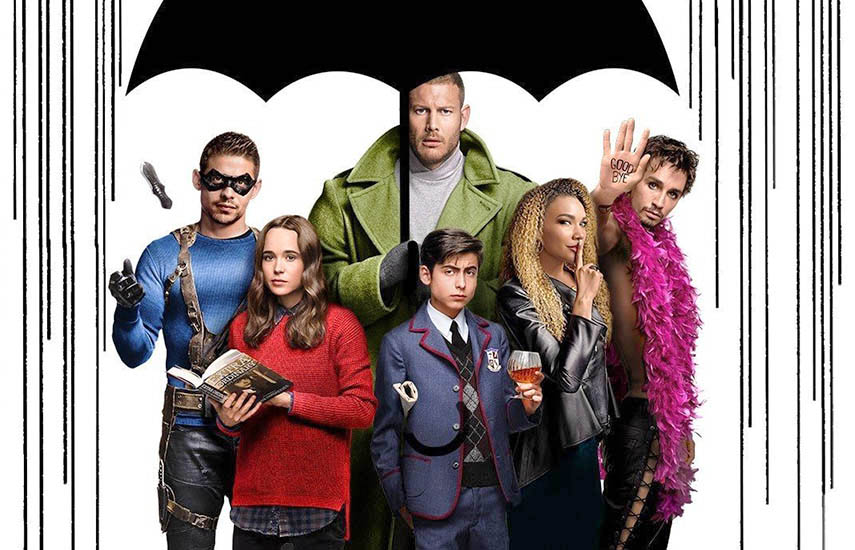 “The Umbrella Academy” (Netflix) lidera la lista con 1.240.600 expresiones de demanda.