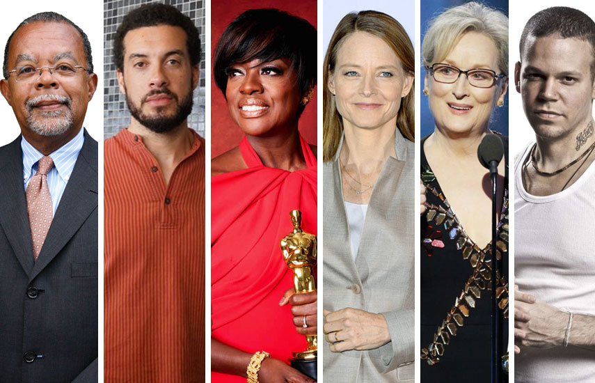 Henry Louis Gates, Jr. Viola Davis, Ezra Edelman, Jodie Foster, Meryl Streep, Residente