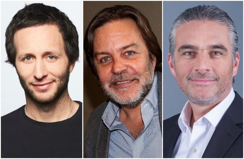 Los nuevos dueños: Tomás Yankelevich, Jorge Carey y Edgar Spielmann 