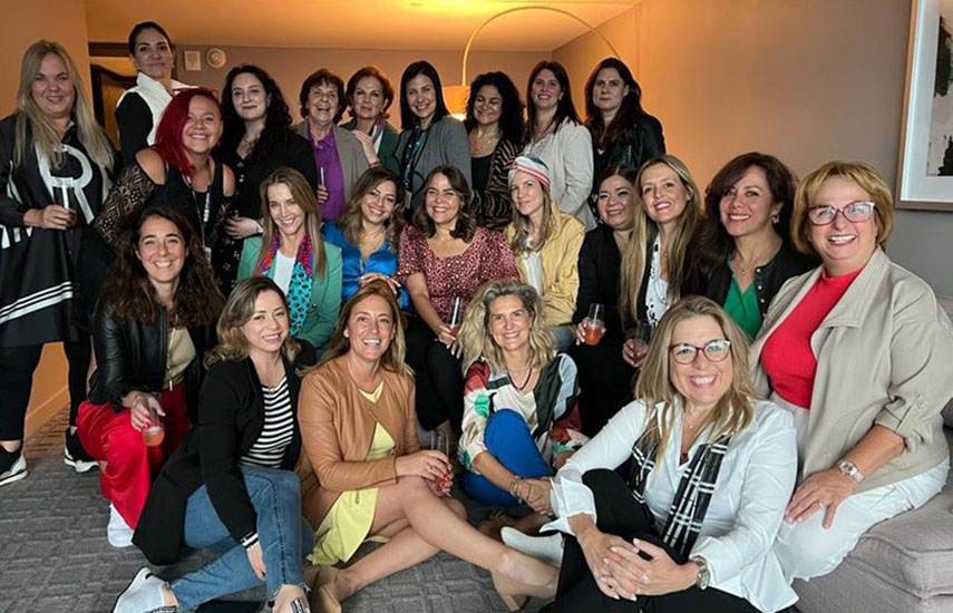 Ejecutivas de distintas partes del mundo integran la Worldwide Audiovisual Women's Association (WAWA).