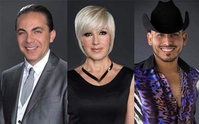 Cristian Castro, Ana Torroja y Espinoza Paz