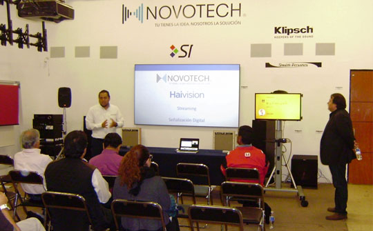 Novotech invitó a profesionales y especialistas a la presentación y capacitación de los productos y soluciones de Haivision