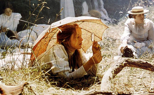 Escena de la película Picnic at hanging rock de 1975