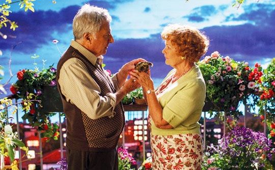 Dustin Hoffman y Judi Dench en Roald Dahl’s Esio Trot.