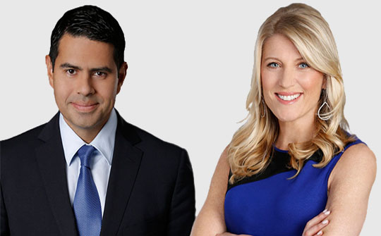 César Conde, chairman de NBCUniversal International, y Laura Molen, VP ejecutiva de Lifestyle y Ventas de Publicidad Hispana