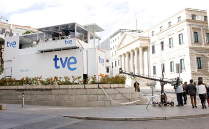 TVE en cobertura para las elecciones 2016 en España