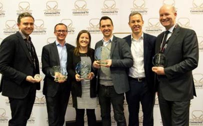 Videonet Equipo de Sky Media, ganador de los Premios Videonet TV Conectada